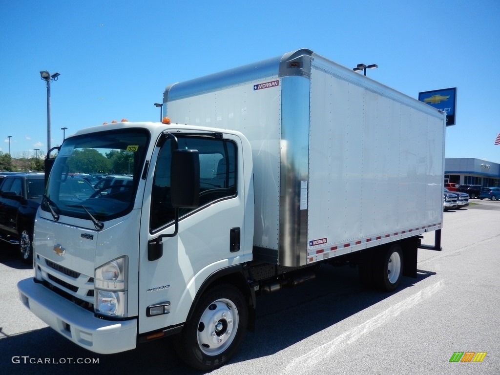 Arctic White 2019 Chevrolet Low Cab Forward 4500 Moving Truck Exterior Photo #133957693