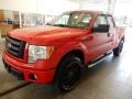 2012 Race Red Ford F150 STX SuperCab 4x4  photo #11