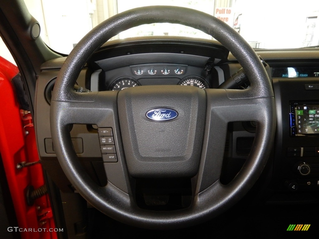 2012 F150 STX SuperCab 4x4 - Race Red / Steel Gray photo #22