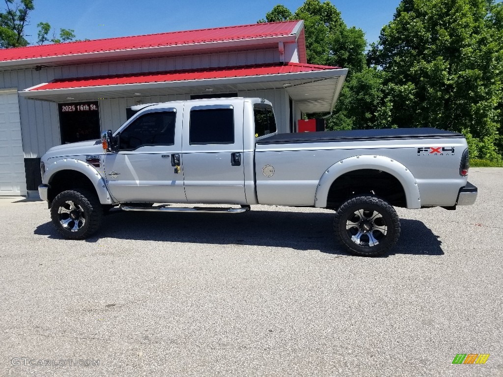 2008 F350 Super Duty FX4 Crew Cab 4x4 - Silver Metallic / Medium Stone photo #2