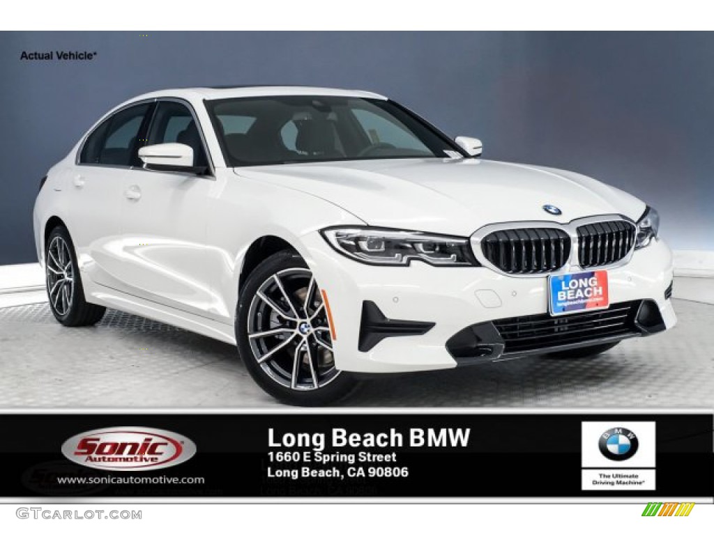 2019 3 Series 330i Sedan - Alpine White / Black photo #1
