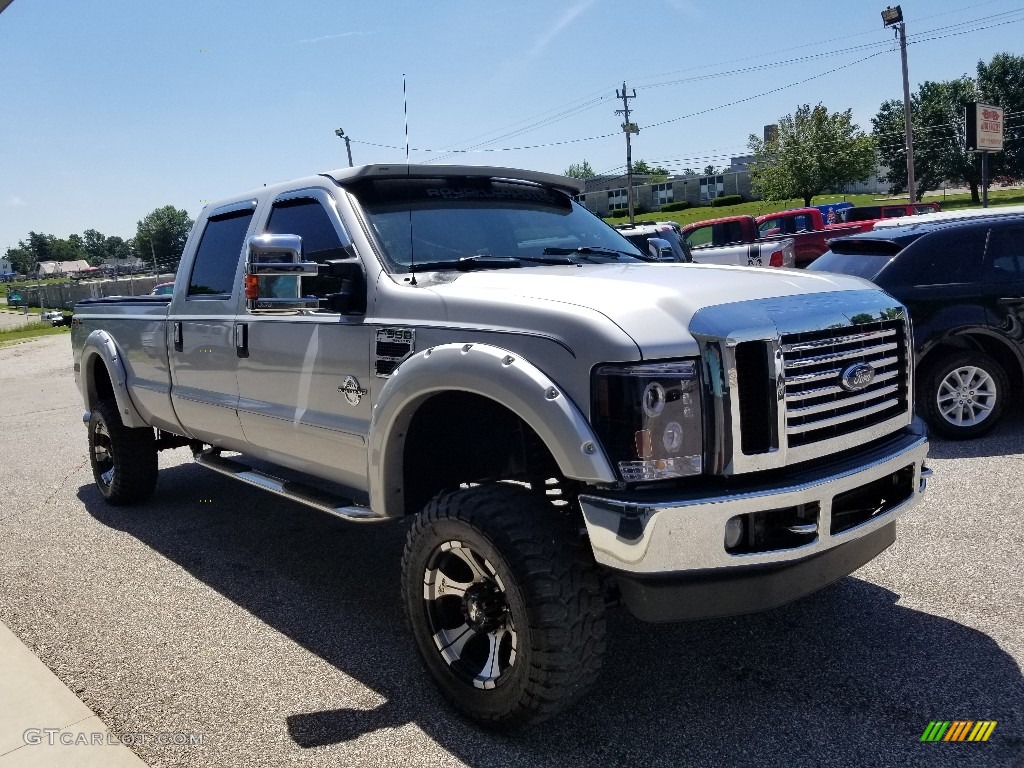 2008 F350 Super Duty FX4 Crew Cab 4x4 - Silver Metallic / Medium Stone photo #7