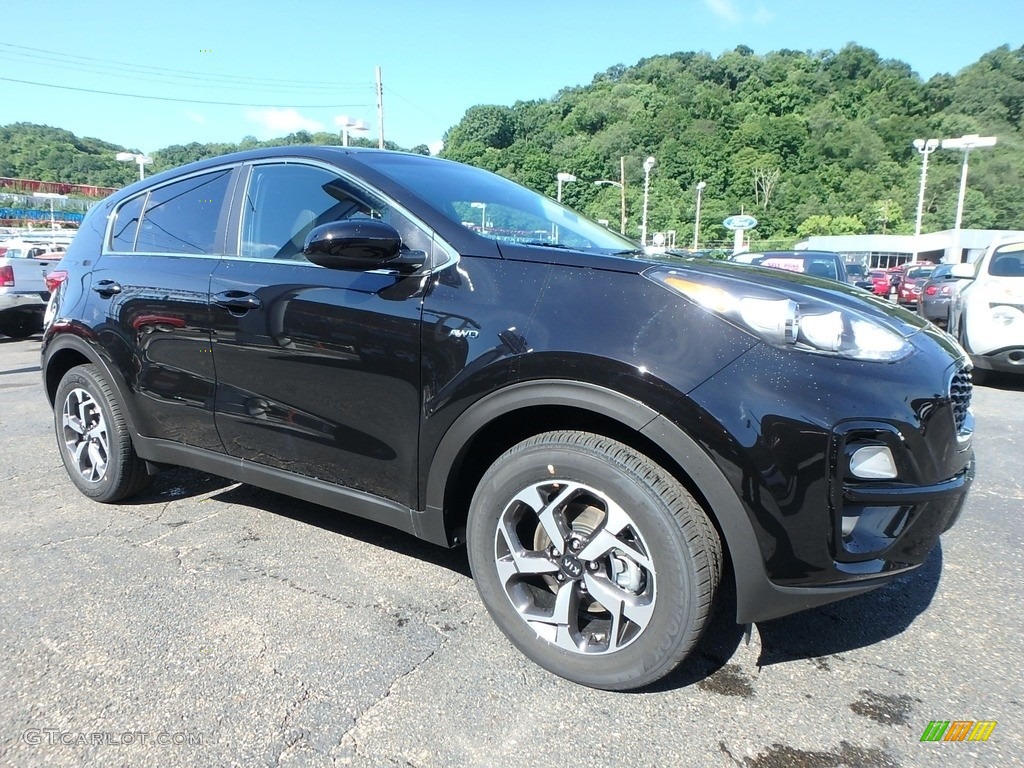 Black Cherry 2020 Kia Sportage LX AWD Exterior Photo #133959043
