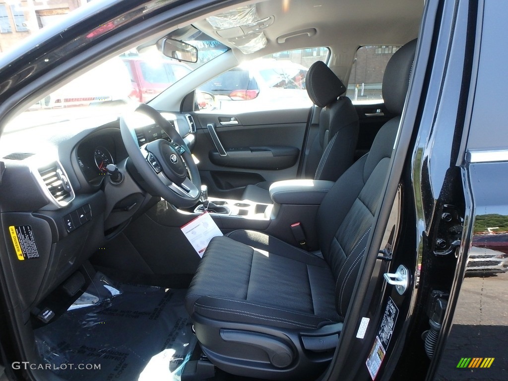 Black Interior 2020 Kia Sportage LX AWD Photo #133959052