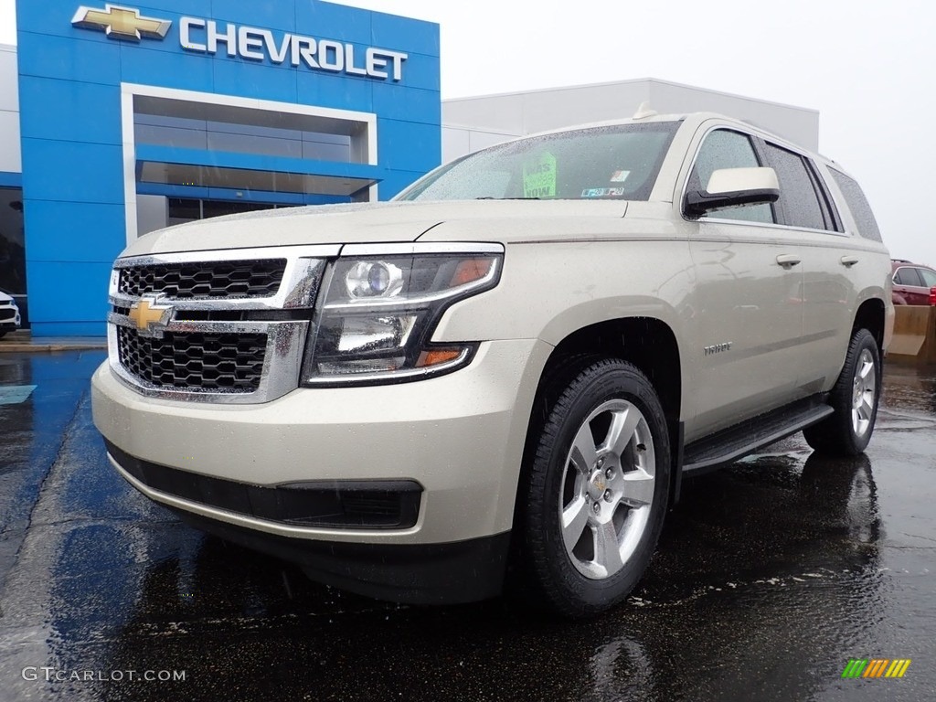 2015 Tahoe LT 4WD - Champagne Silver Metallic / Cocoa/Dune photo #2