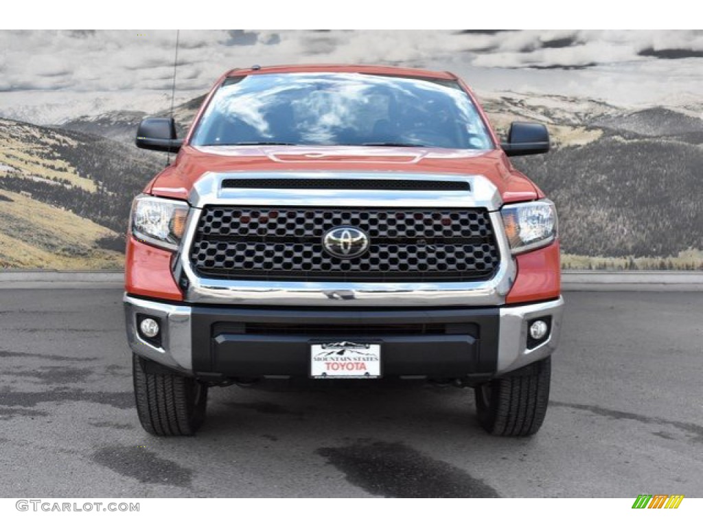 2018 Tundra SR5 CrewMax 4x4 - Inferno Orange / Black photo #4