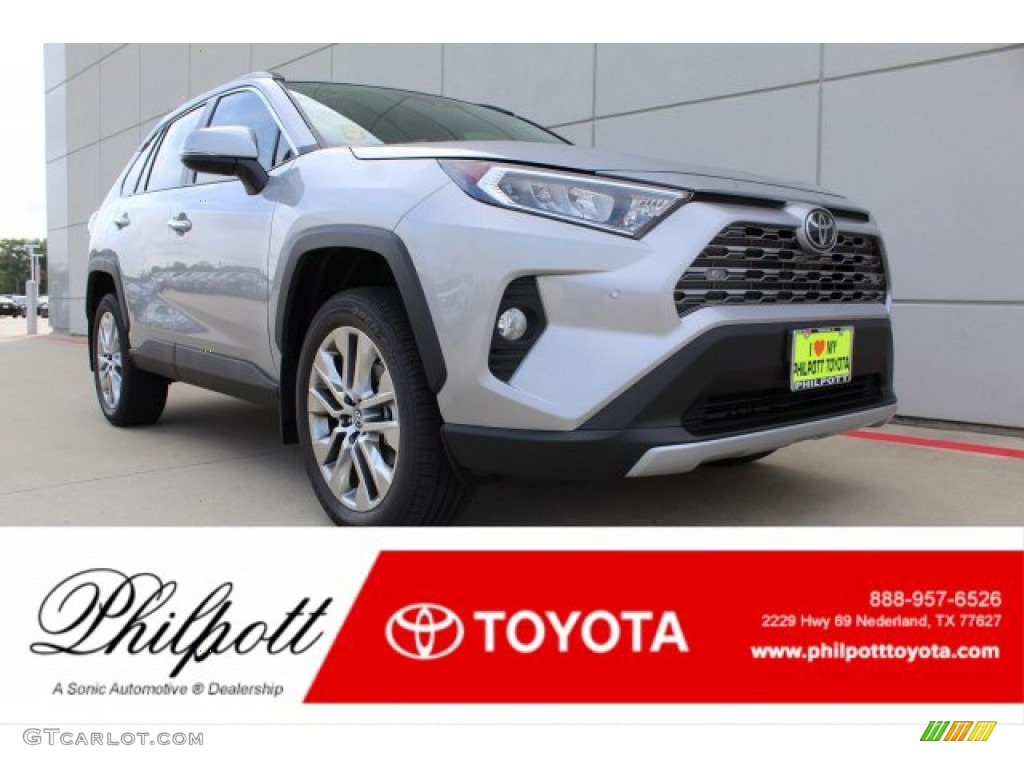 2019 RAV4 Limited - Silver Sky Metallic / Black photo #1