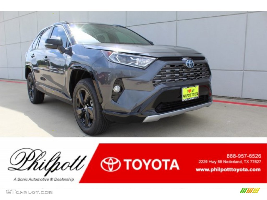 2019 Magnetic Gray Metallic Toyota Rav4 Xse Awd Hybrid 133957376