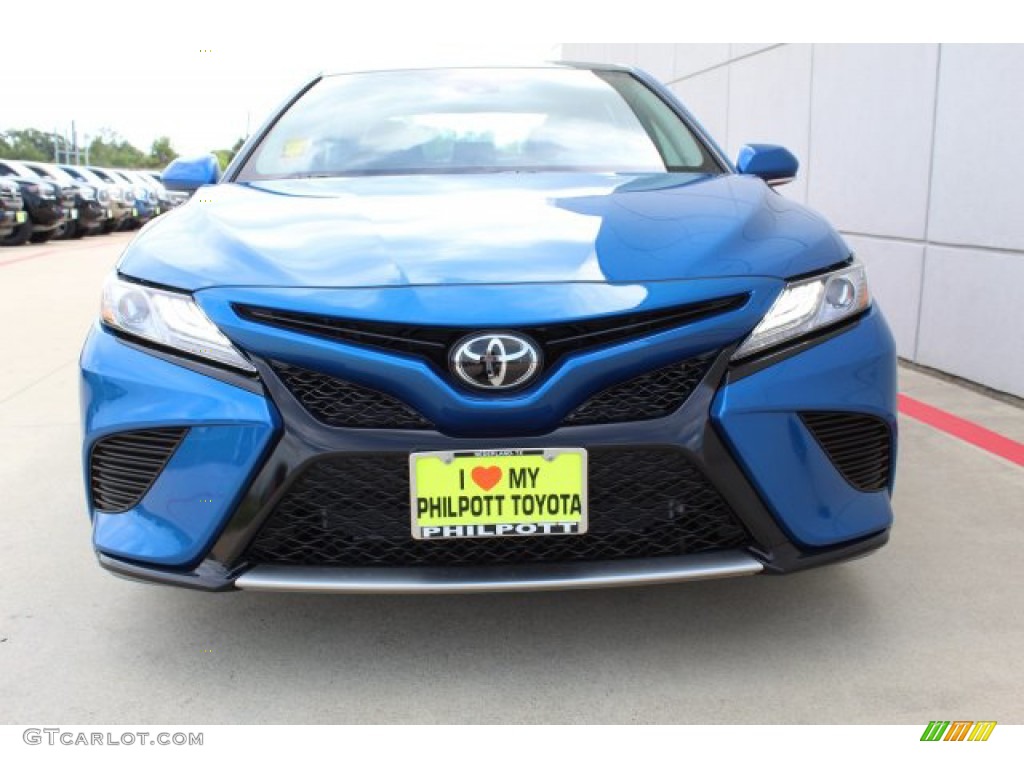 2019 Camry XSE - Blue Streak Metallic / Black photo #3