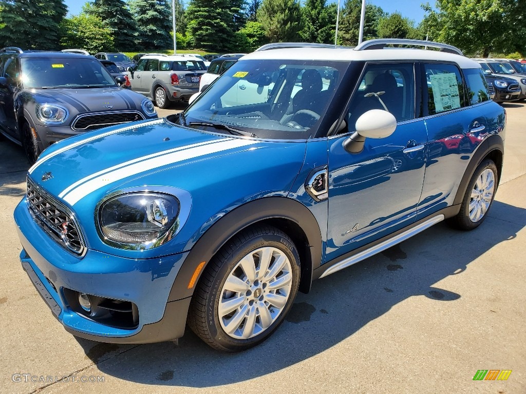 2019 Countryman Cooper S All4 - Island Blue / Carbon Black photo #2