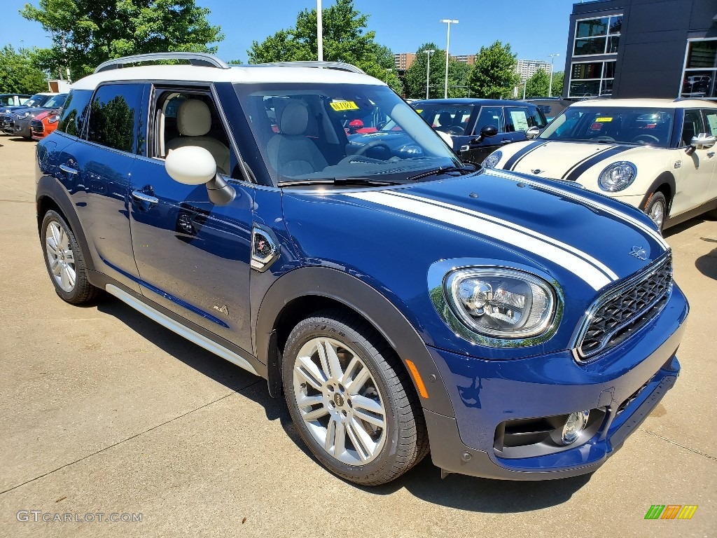 2019 Countryman Cooper S All4 - Lapisluxury Blue / Satellite Gray Lounge Leather photo #1
