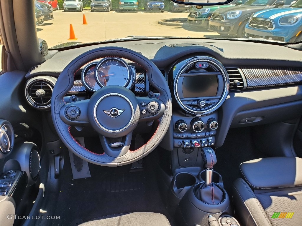 2019 Mini Convertible Cooper S Carbon Black Dashboard Photo #133963018