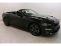 Shadow Black 2018 Ford Mustang EcoBoost Convertible