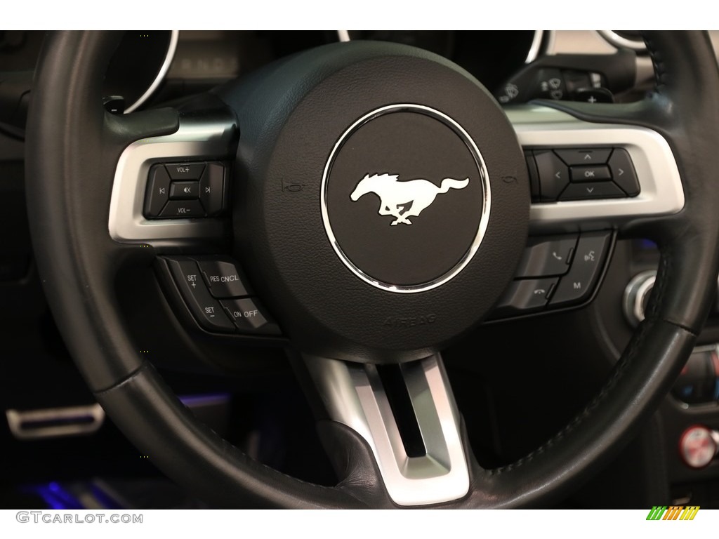2018 Mustang EcoBoost Convertible - Shadow Black / Ebony photo #8