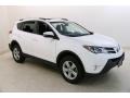 Super White 2013 Toyota RAV4 XLE AWD