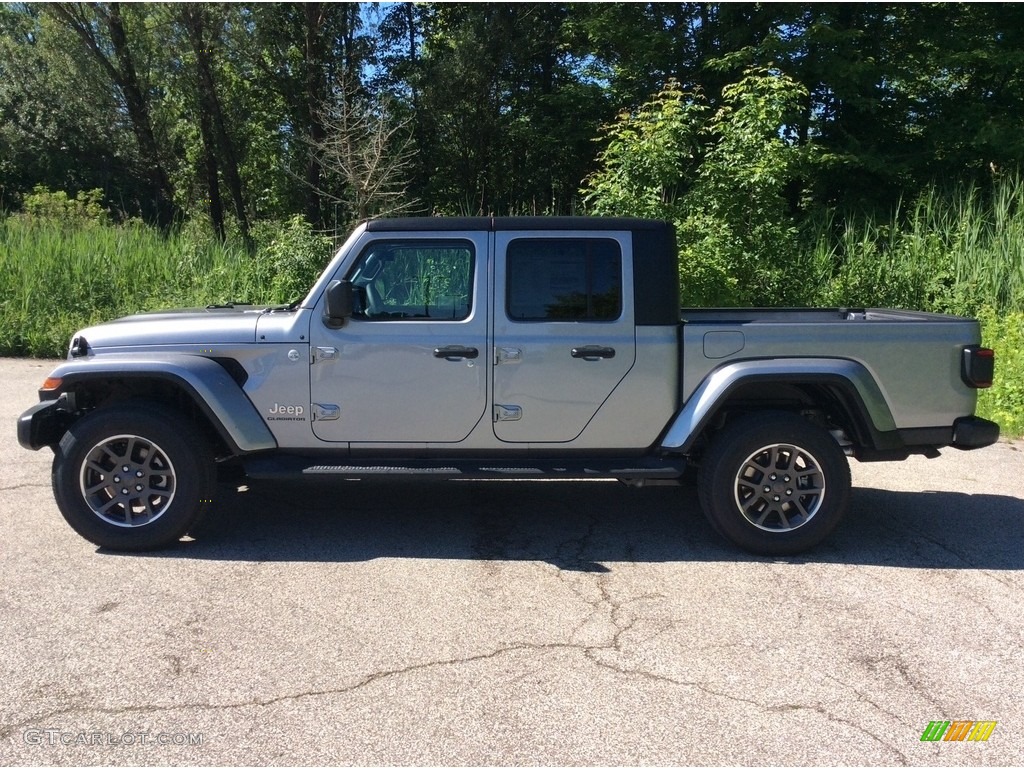 Billet Silver Metallic 2020 Jeep Gladiator Overland 4x4 Exterior Photo #133965070