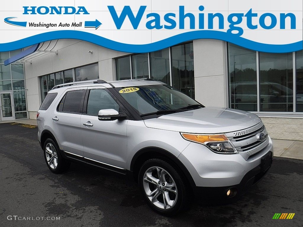 2015 Explorer Limited 4WD - Ingot Silver / Charcoal Black photo #1