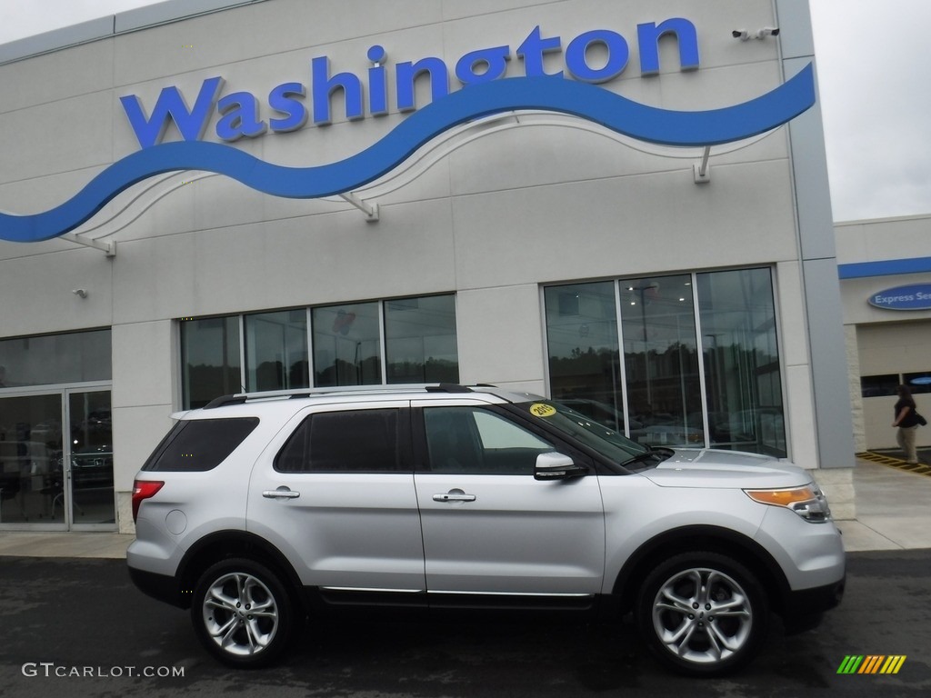 2015 Explorer Limited 4WD - Ingot Silver / Charcoal Black photo #2