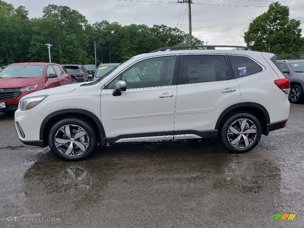 Crystal White Pearl 2019 Subaru Forester 2.5i Touring Exterior Photo #133966561