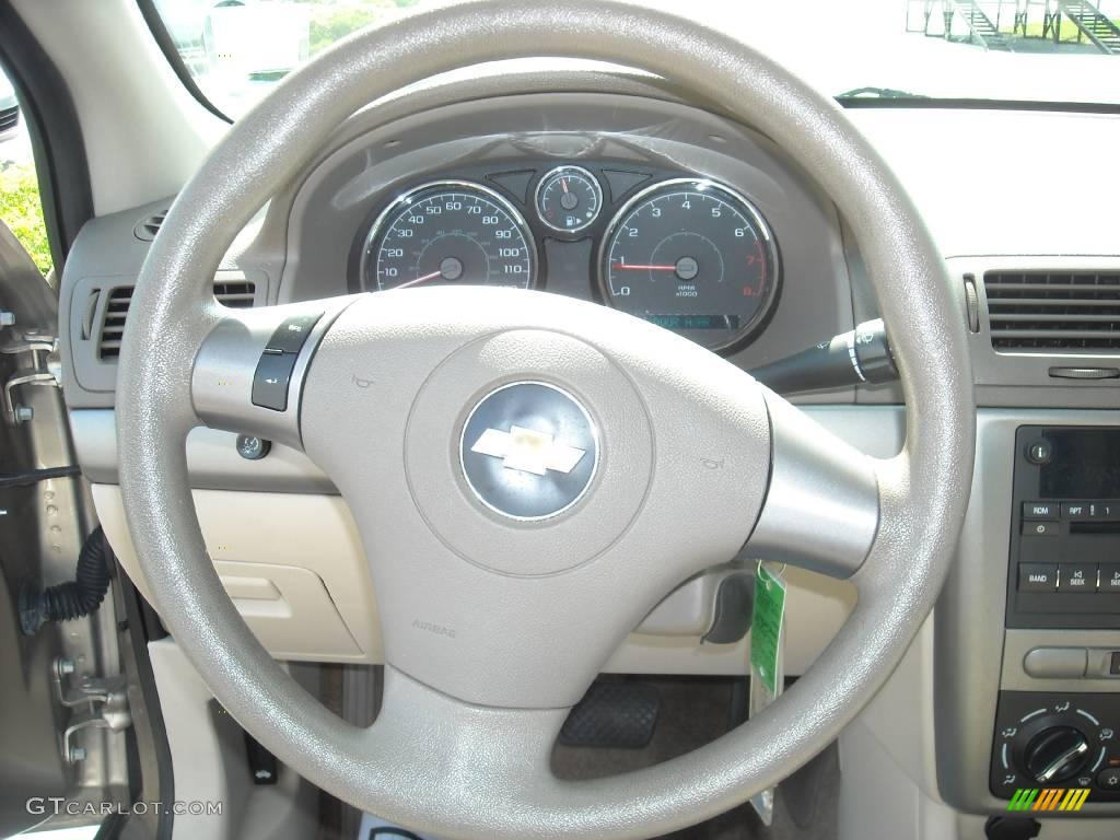 2007 Cobalt LS Sedan - Sandstone Metallic / Neutral Beige photo #23