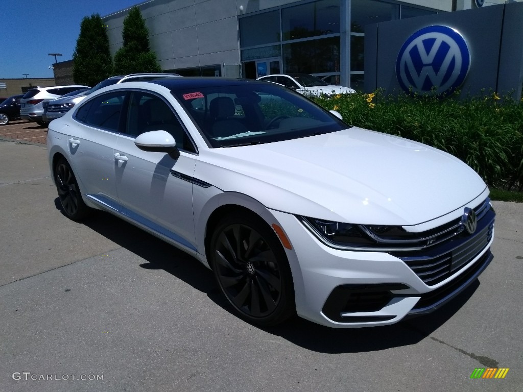 Pure White 2019 Volkswagen Arteon SEL R-Line 4Motion Exterior Photo #133968328