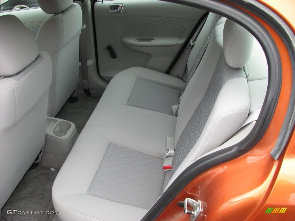 2007 Cobalt LS Sedan - Sunburst Orange Metallic / Gray photo #10