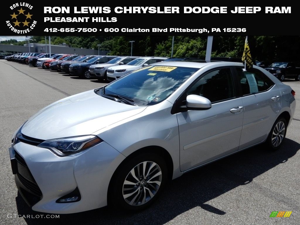 2017 Corolla L - Classic Silver Metalic / Black photo #1