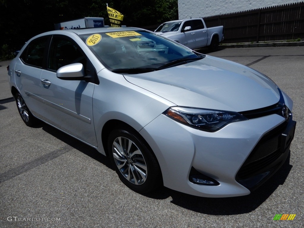 2017 Corolla L - Classic Silver Metalic / Black photo #7