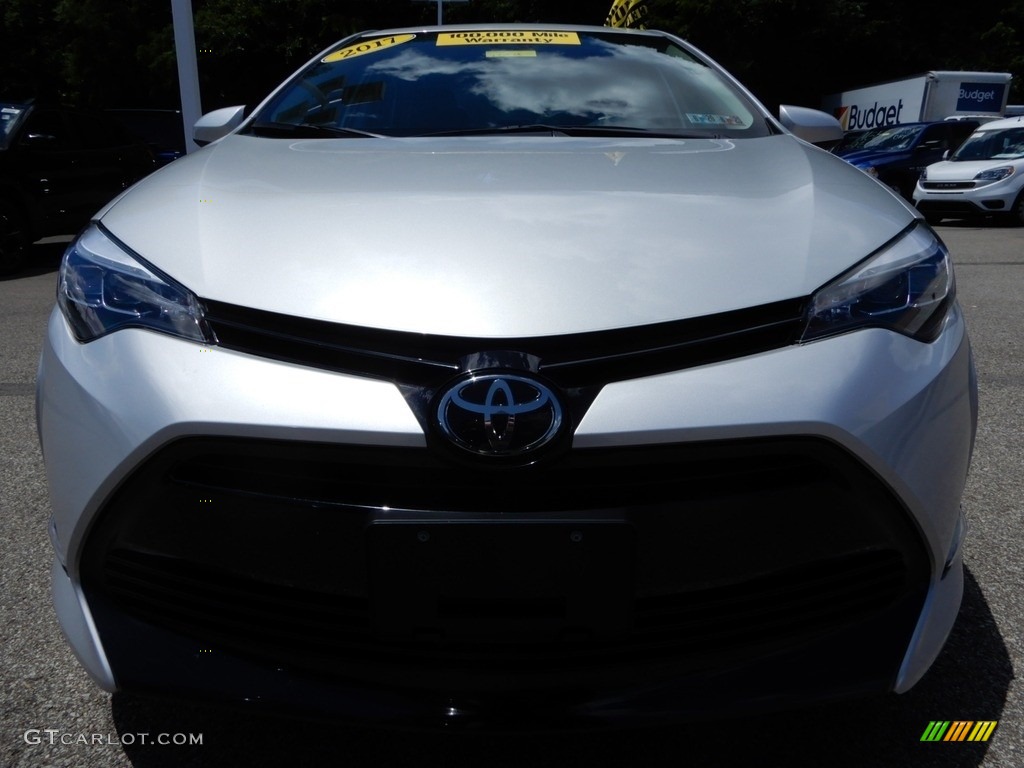 2017 Corolla L - Classic Silver Metalic / Black photo #8