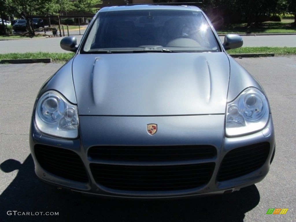 2004 Cayenne Turbo - Titanium Metallic / Stone/Steel Grey photo #5