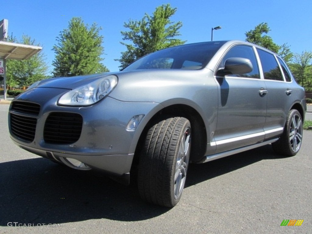2004 Cayenne Turbo - Titanium Metallic / Stone/Steel Grey photo #6
