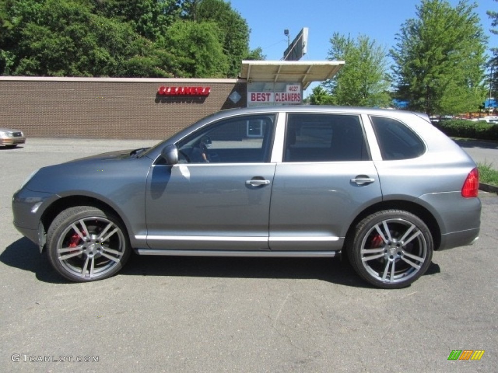 2004 Cayenne Turbo - Titanium Metallic / Stone/Steel Grey photo #7