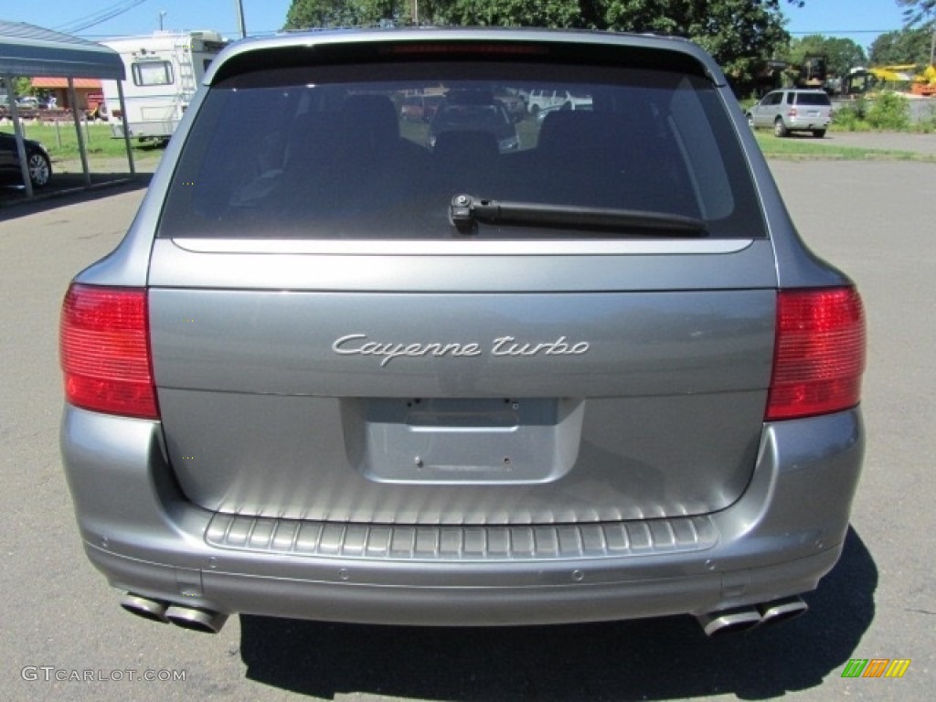 2004 Cayenne Turbo - Titanium Metallic / Stone/Steel Grey photo #9