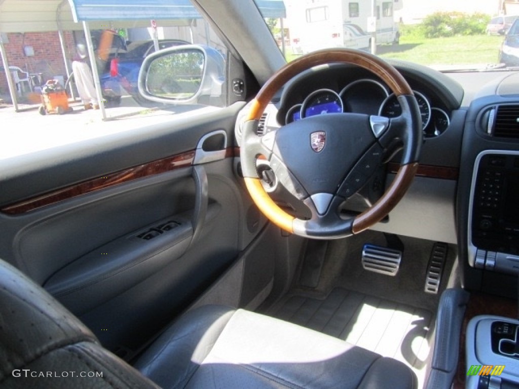 2004 Cayenne Turbo - Titanium Metallic / Stone/Steel Grey photo #12