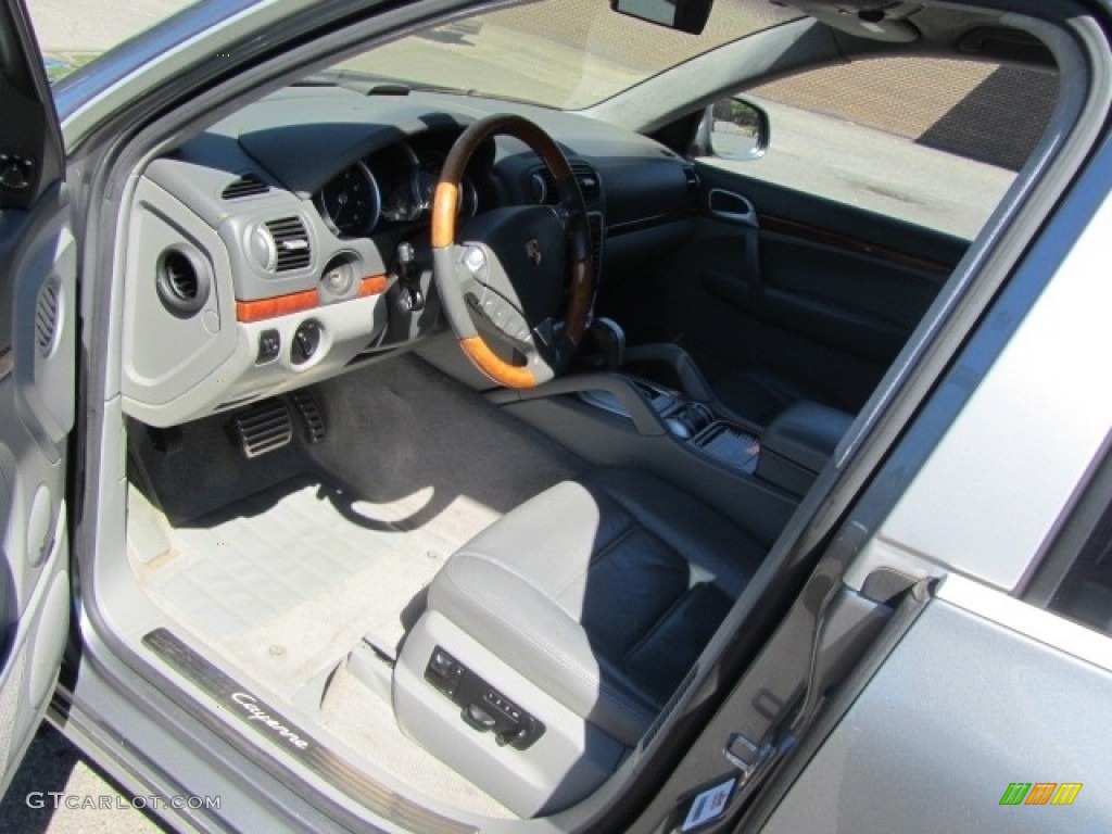 2004 Cayenne Turbo - Titanium Metallic / Stone/Steel Grey photo #16