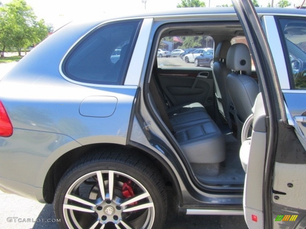 2004 Cayenne Turbo - Titanium Metallic / Stone/Steel Grey photo #24