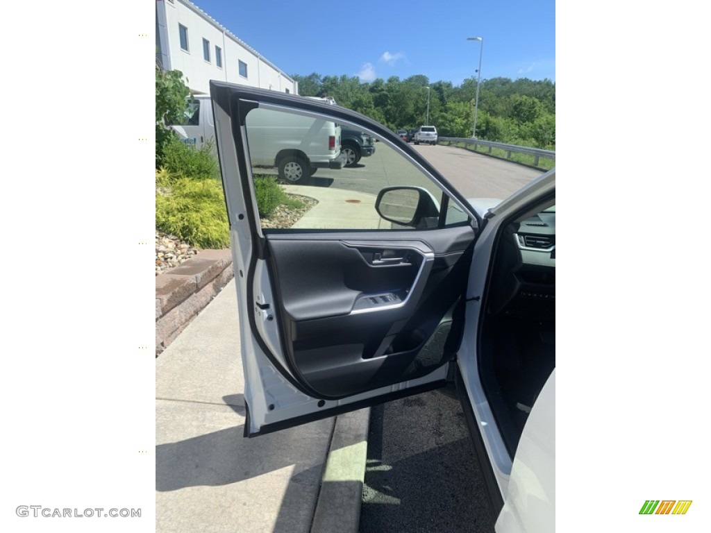 2019 RAV4 Limited AWD Hybrid - Blizzard White Pearl / Black photo #8
