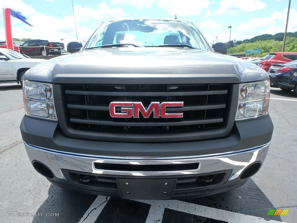 2013 Sierra 1500 Regular Cab 4x4 - Steel Gray Metallic / Dark Titanium photo #3