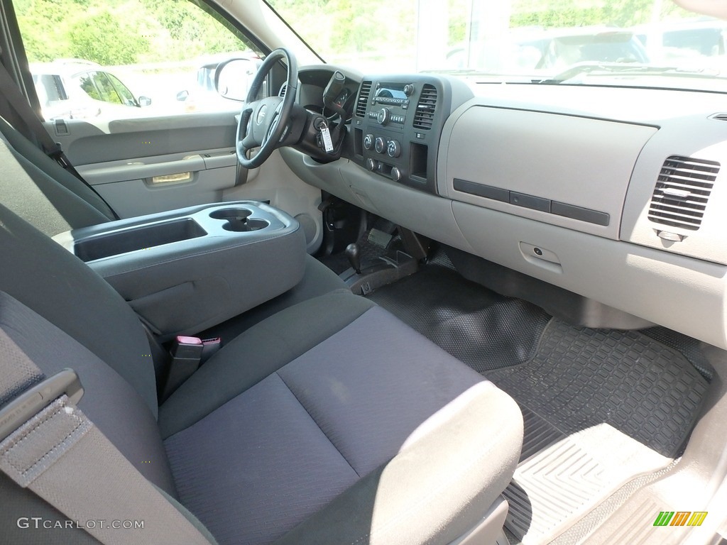 2013 Sierra 1500 Regular Cab 4x4 - Steel Gray Metallic / Dark Titanium photo #6