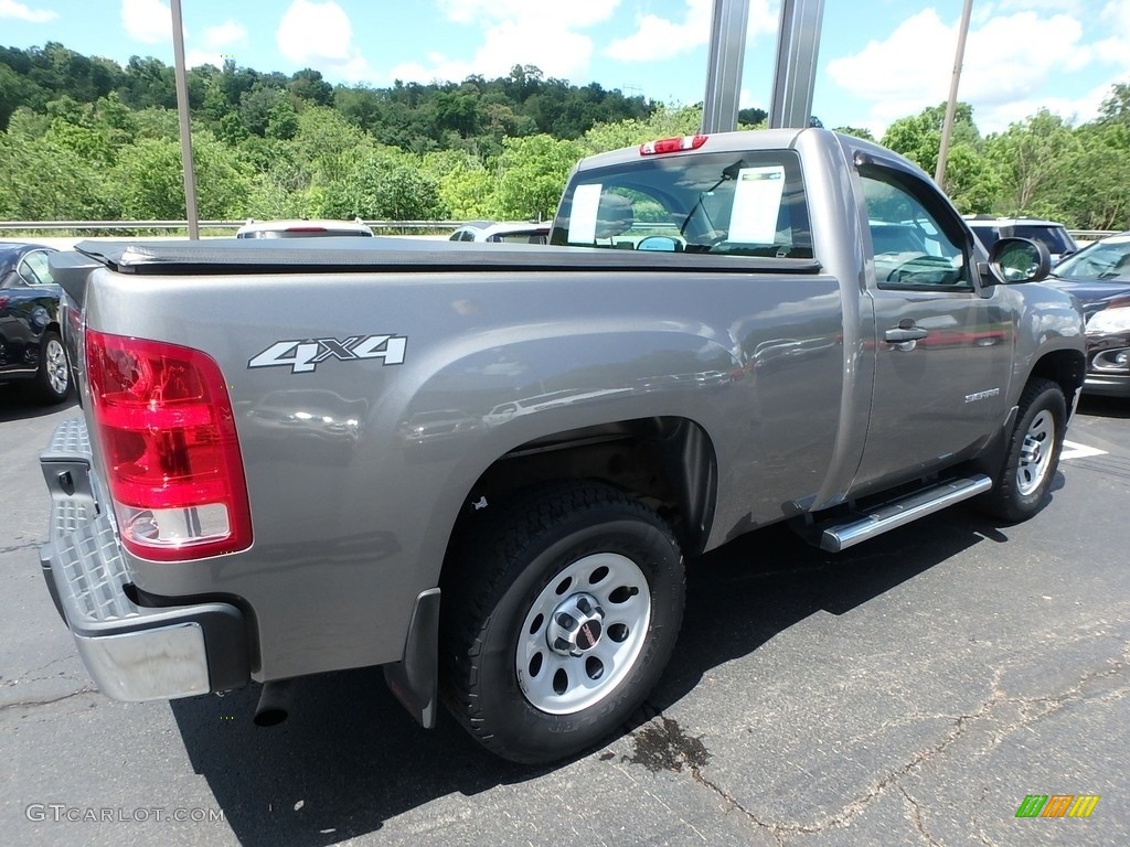 2013 Sierra 1500 Regular Cab 4x4 - Steel Gray Metallic / Dark Titanium photo #8