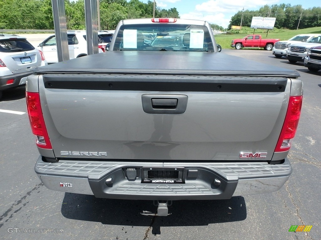 2013 Sierra 1500 Regular Cab 4x4 - Steel Gray Metallic / Dark Titanium photo #9