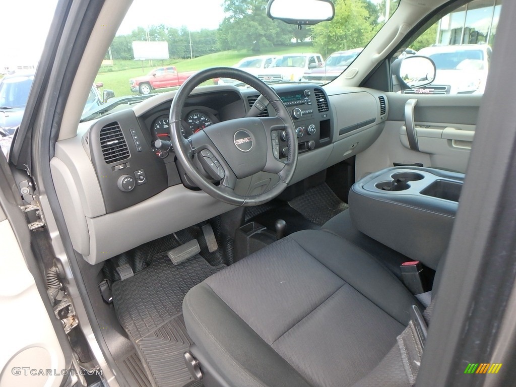 2013 Sierra 1500 Regular Cab 4x4 - Steel Gray Metallic / Dark Titanium photo #17