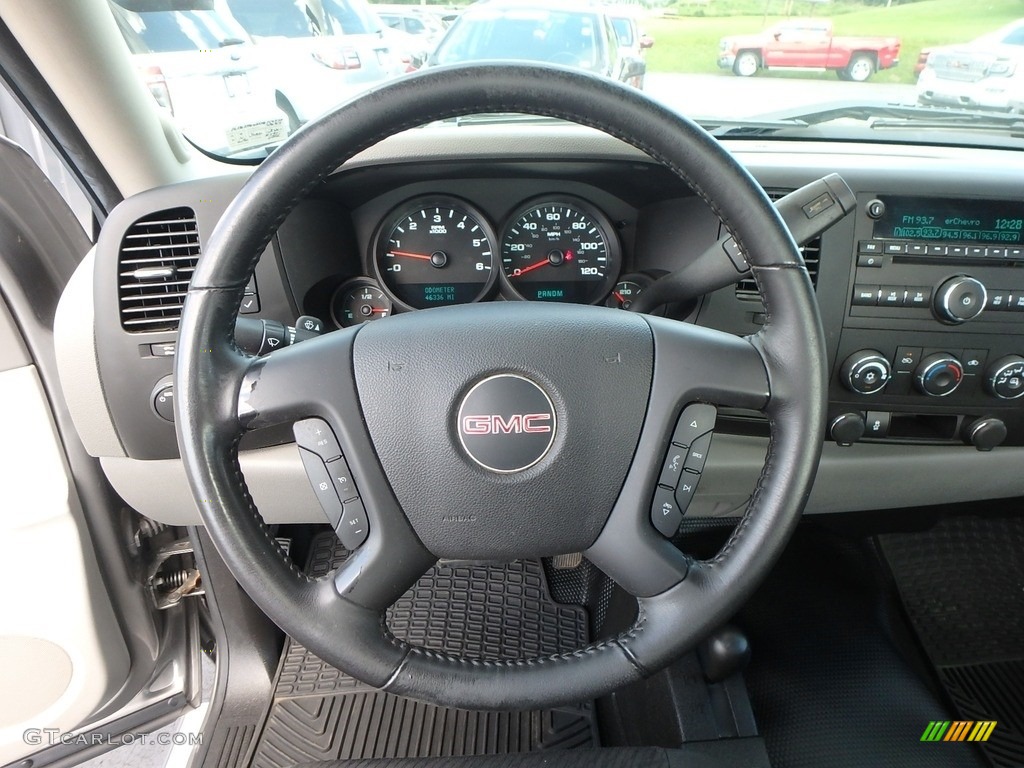2013 Sierra 1500 Regular Cab 4x4 - Steel Gray Metallic / Dark Titanium photo #24