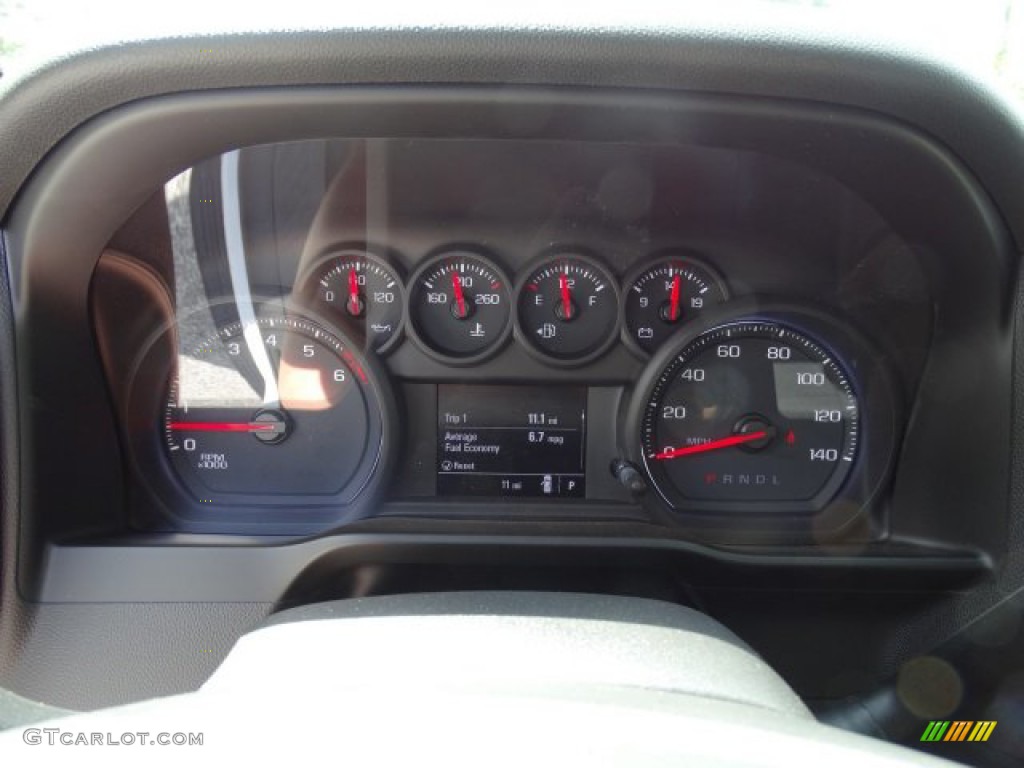 2019 Silverado 1500 WT Double Cab - Summit White / Jet Black photo #17