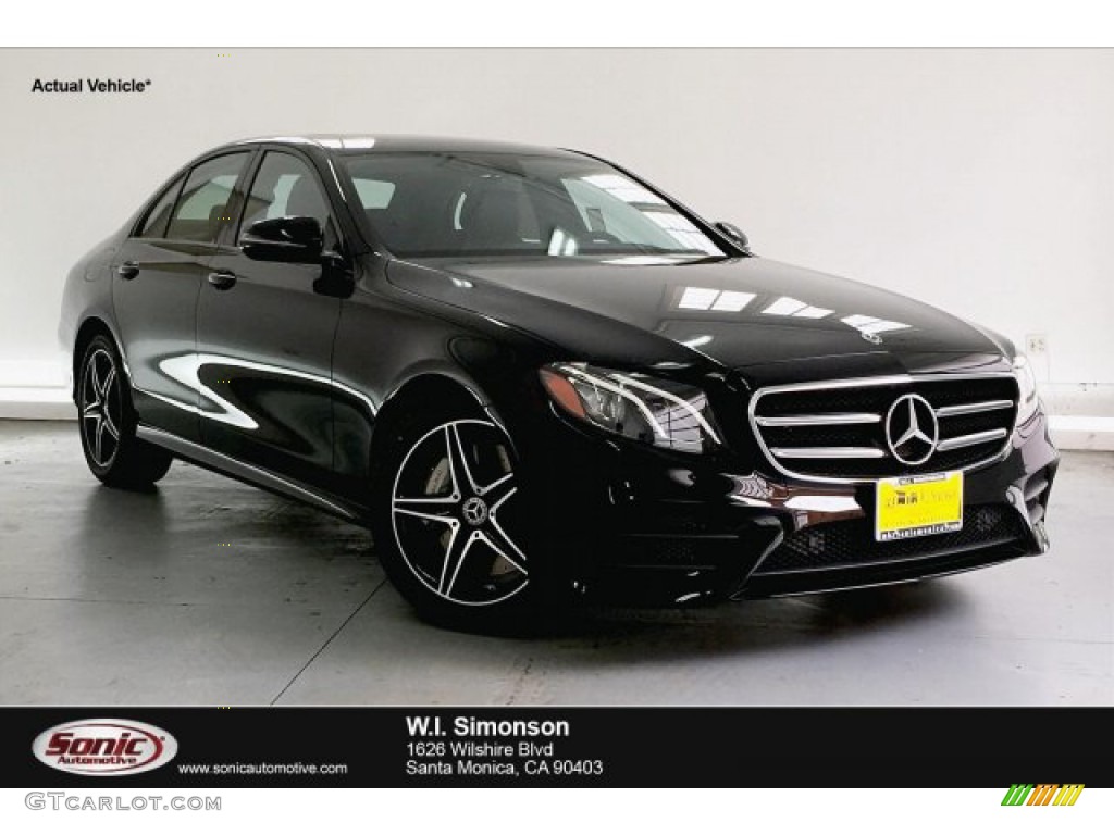 Black Mercedes-Benz E