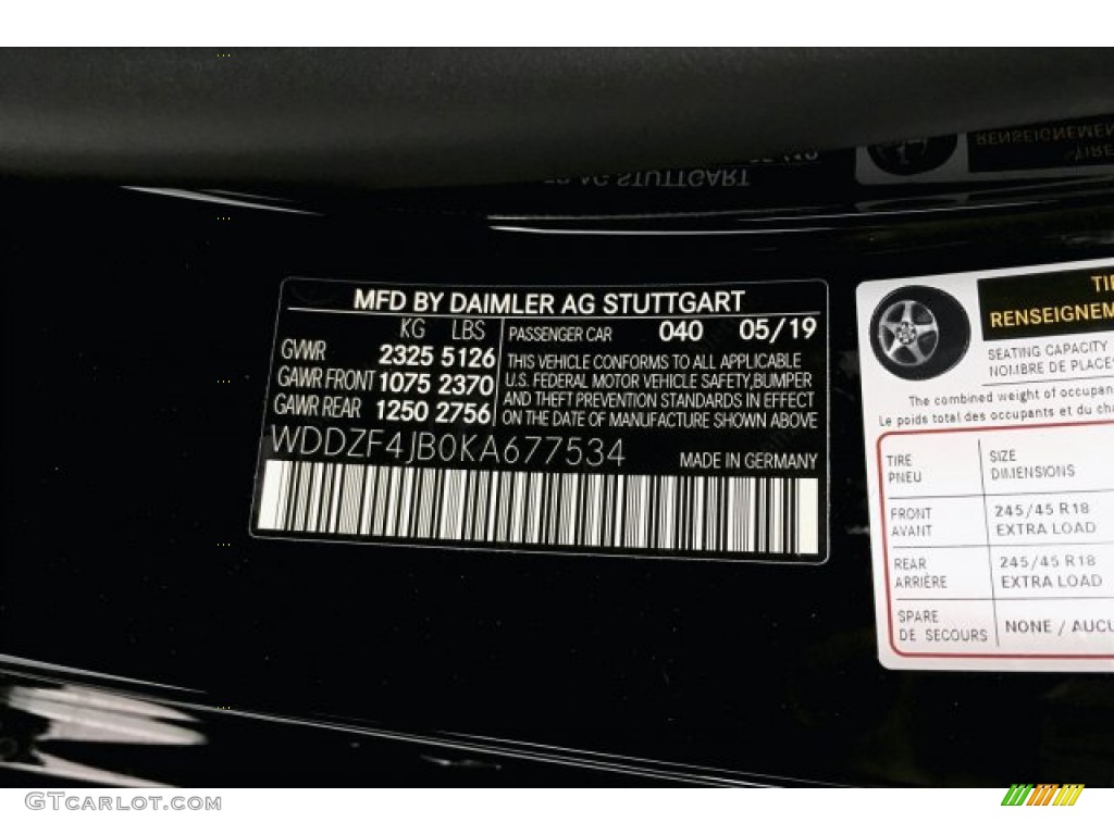 2019 E 300 Sedan - Black / Black photo #11