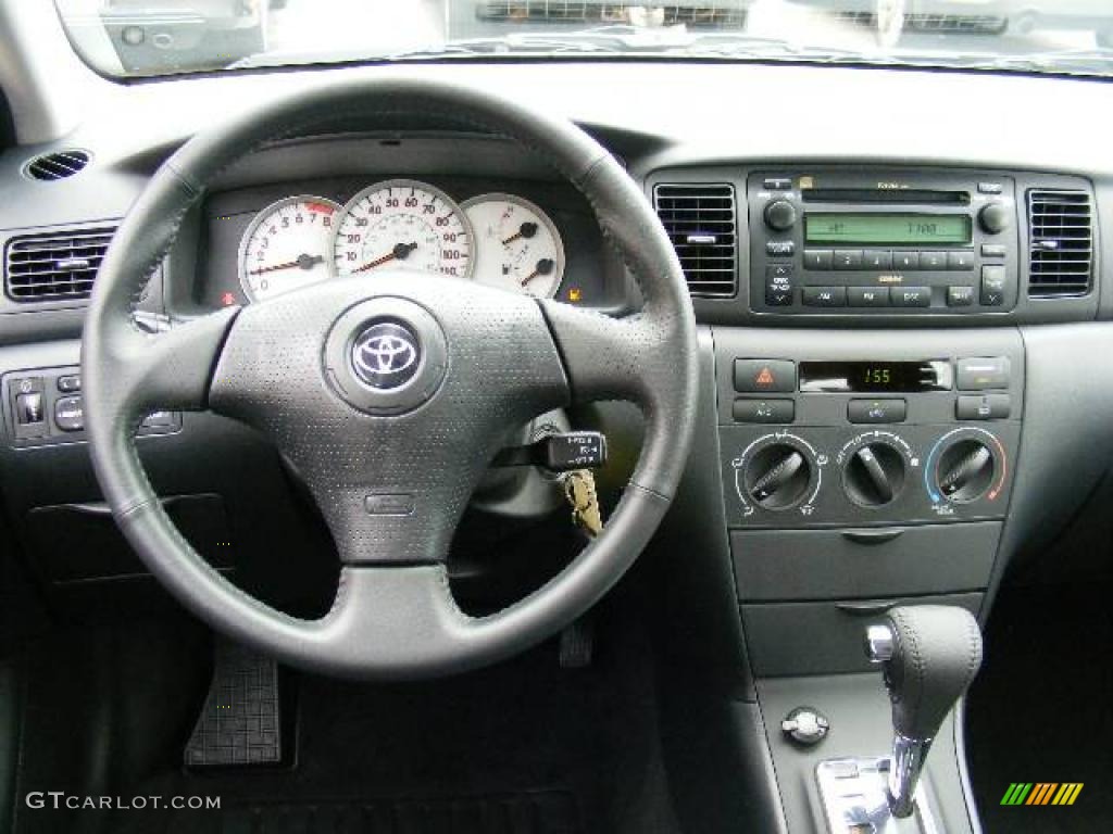 2008 Corolla S - Silver Streak Mica / Dark Charcoal photo #14