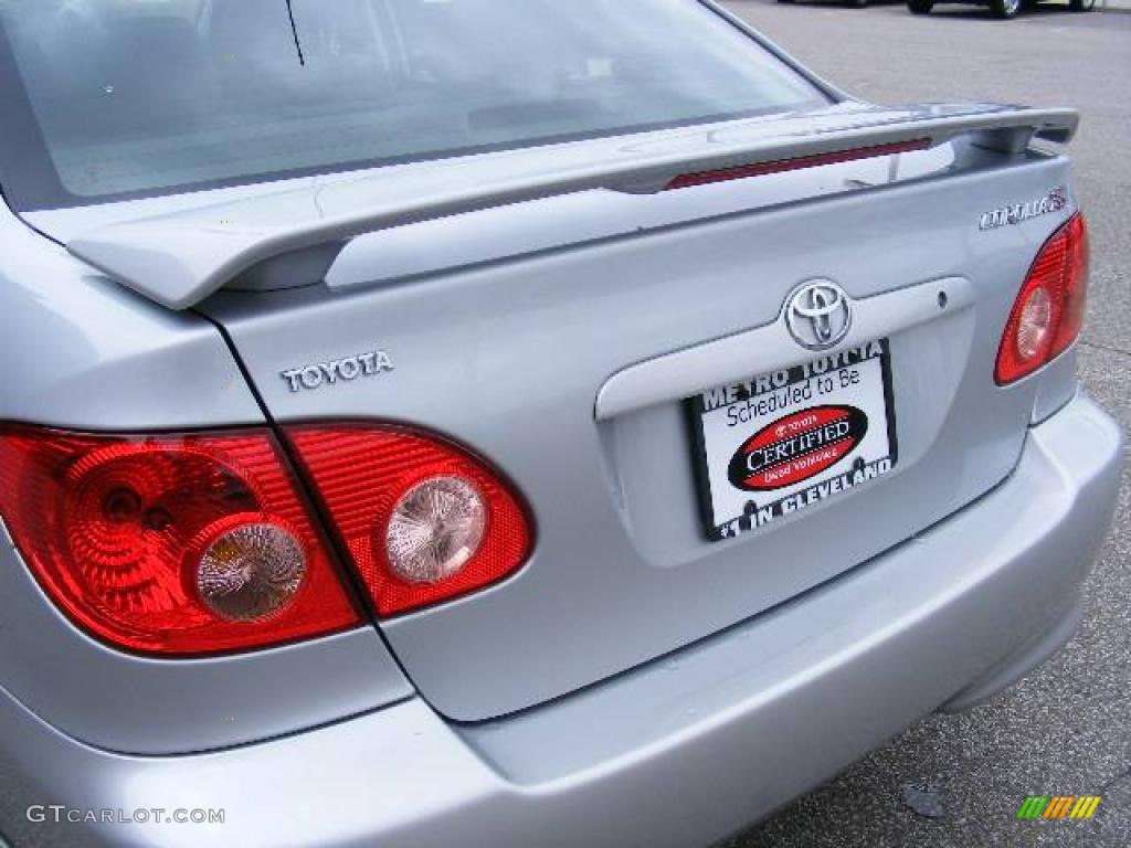 2008 Corolla S - Silver Streak Mica / Dark Charcoal photo #25