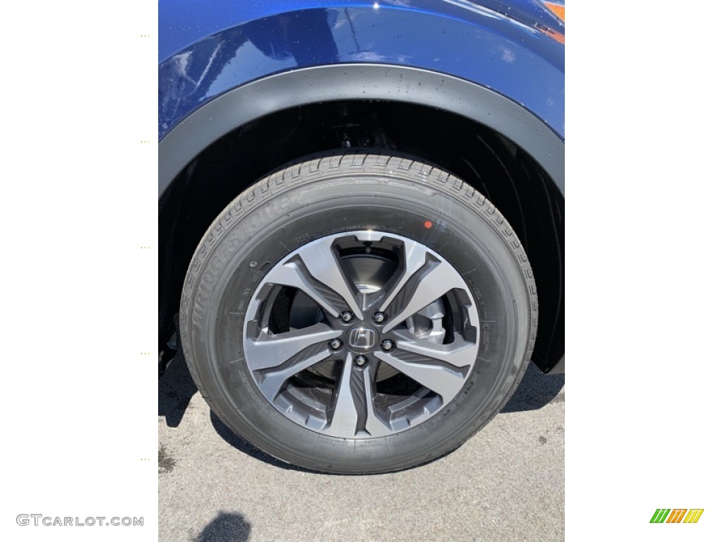 2019 CR-V LX AWD - Obsidian Blue Pearl / Gray photo #29