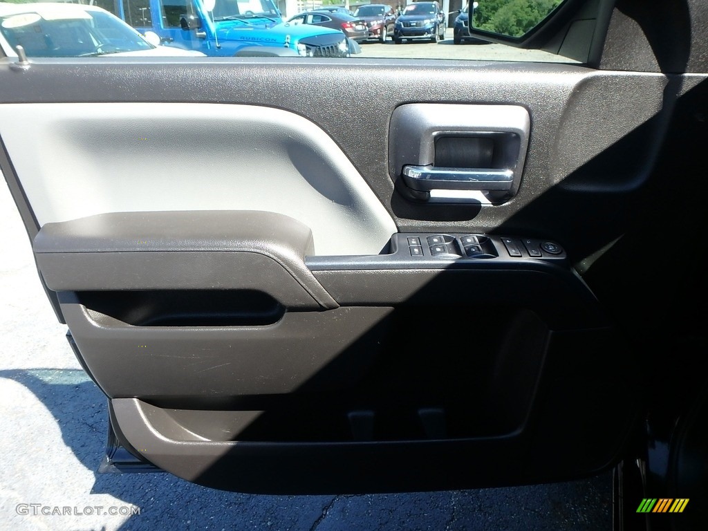 2017 Silverado 1500 Custom Double Cab 4x4 - Black / Dark Ash/Jet Black photo #14